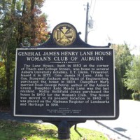 James Henry Lane Home Historic Marker