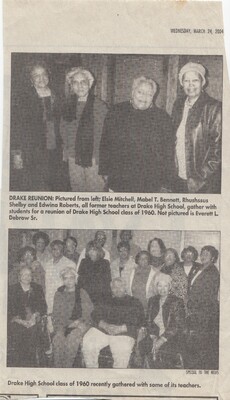 Drake Reunion newspaper class of '60 2004.jpg