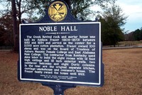 Noble Hall Historical Marker