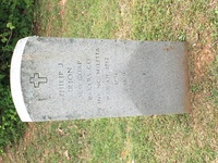 Grave of a veteran of the War of 1812.